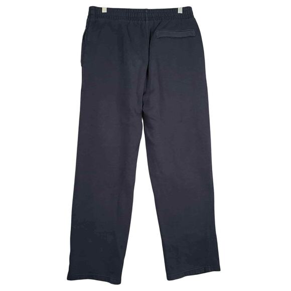 Nike Sweatpants Mens Size Medium M Navy Blue Joggers Club Fleece Wide Leg - Picture 3 of 9